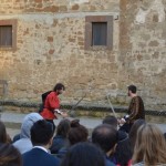 Franco Nappi in unoi dei proverbiali duelli di Romeo e Giulietta
