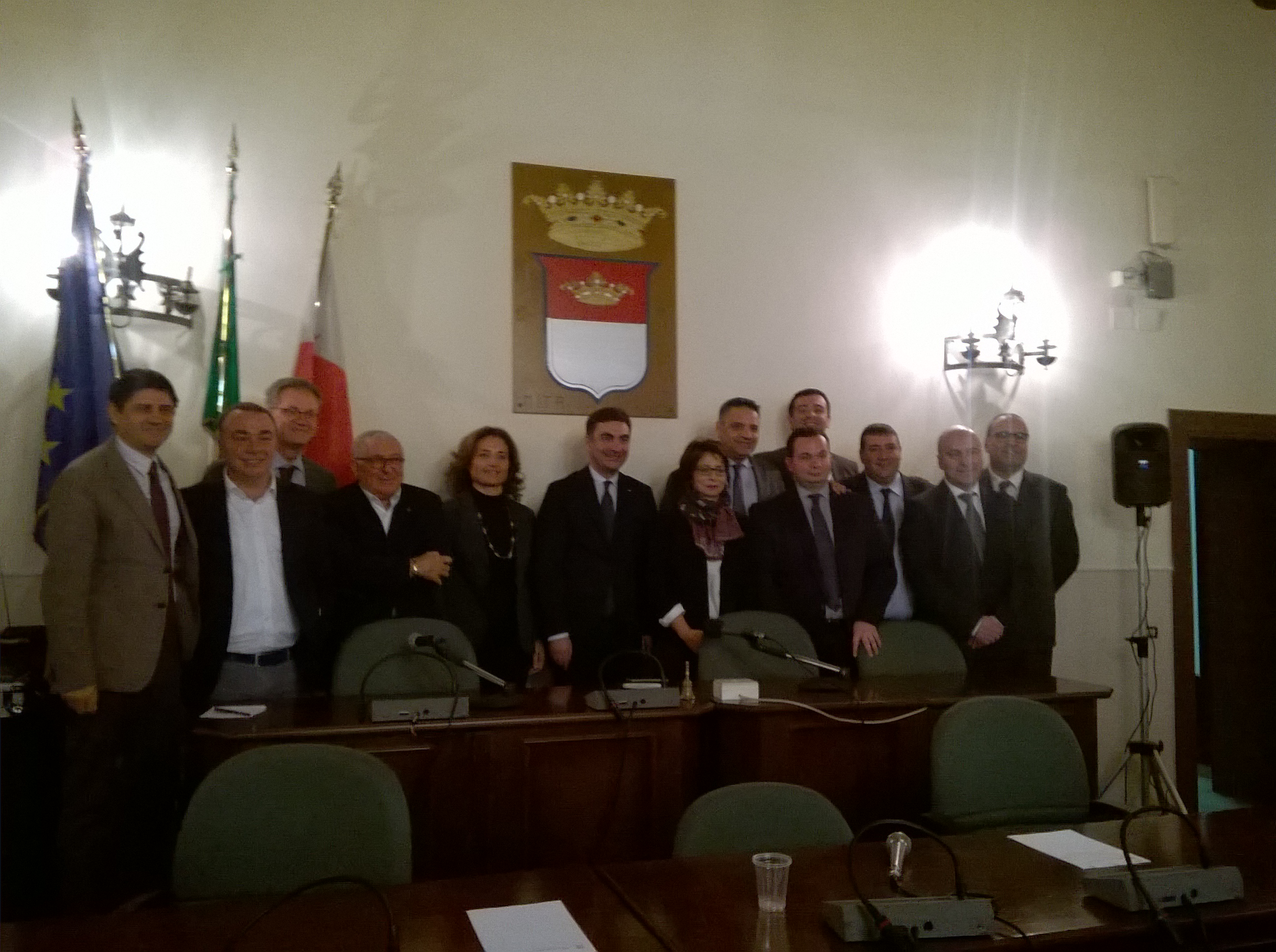 Gambacorta e i 12 consiglieri provinciali