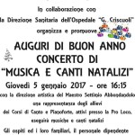 Concerto Ospedale di Auguri di Buon Anno n