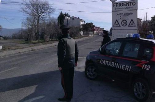 Carabinieri frigento 