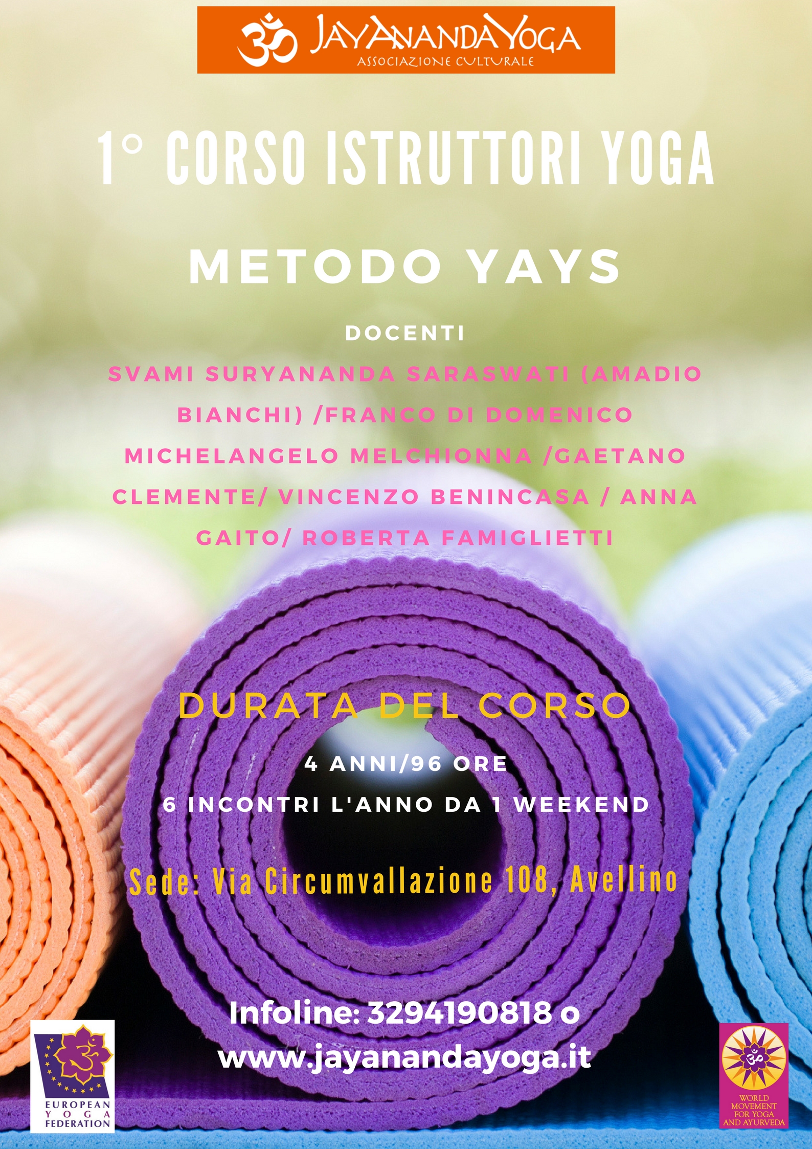 Corso Istruttori Yoga