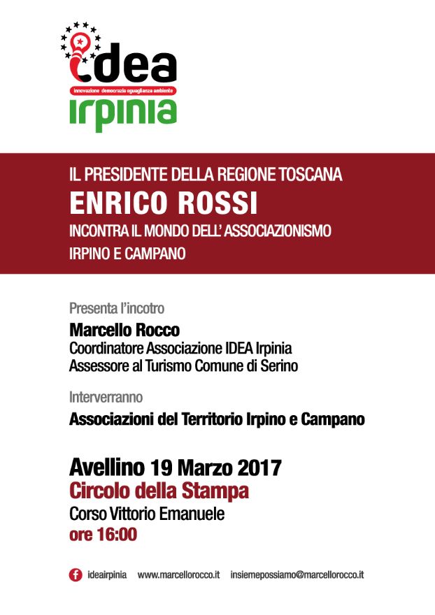 Locandina Rossi incontra mondo dell Associazionismo - JPG