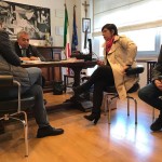 Ciaramella e Impegno con il direttore del Pascale