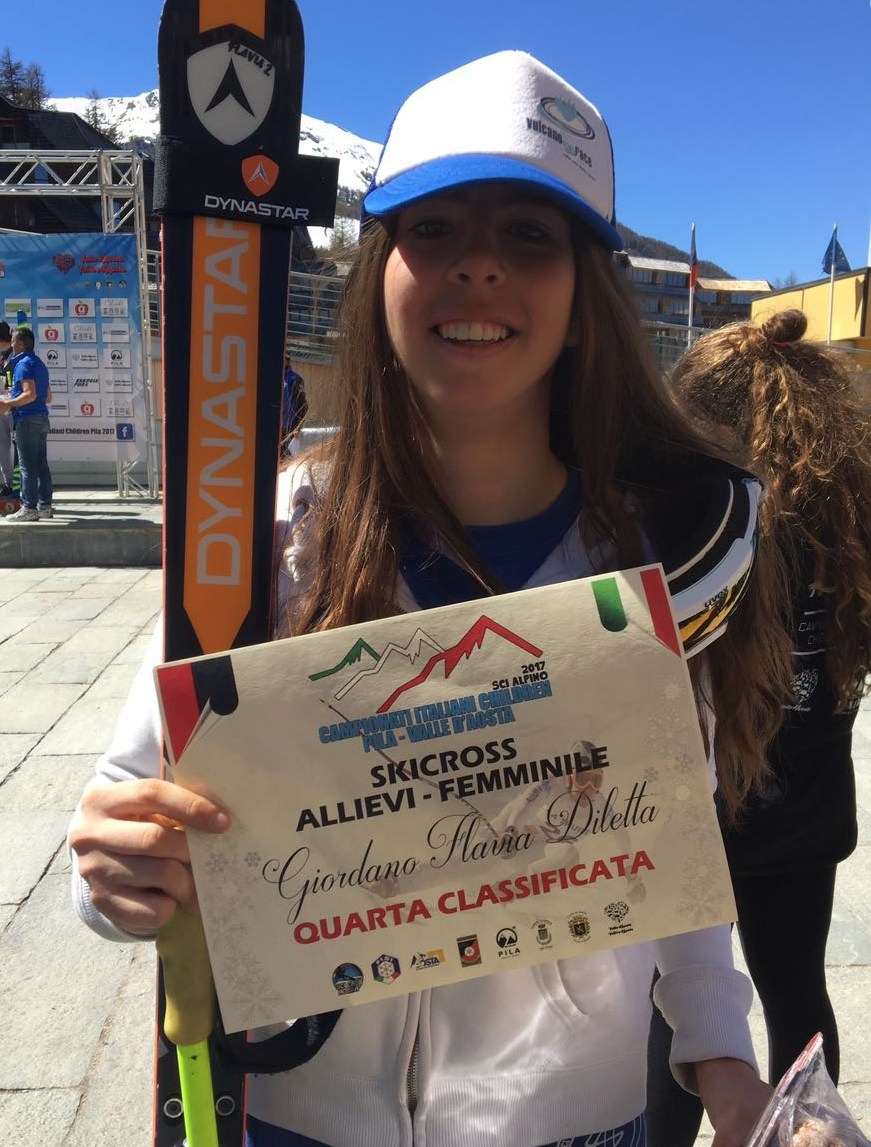 Flavia Giordano, quarta agli italiani