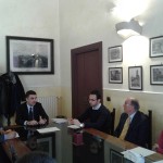 L'incontro tra il presidente  Gambacorta e i sindaci di Guardia, Lacedonia e Morra