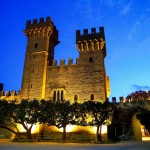 Castello Lancellotti di Lauro illuminato