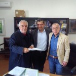 Da sinistra Alvino -segretario comunale Iorio - Del Gaizo