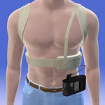 External defibrillator vest