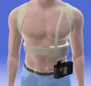 External defibrillator vest
