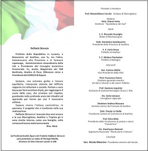 programma incontro ricordo prefetto sbrescia