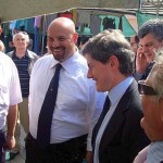 foto lopa alemanno mercatino Napoli