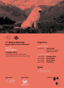 Locandina raduno pastore maremmano