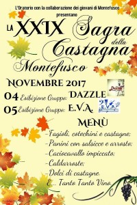 Manifesto Sagra Castagna Montefusco