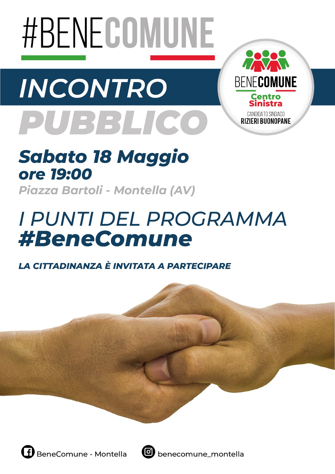Bene comune Sabato 18 maggio