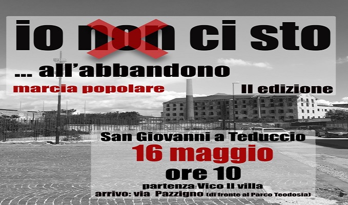 Io non ci sto...all'abbandono