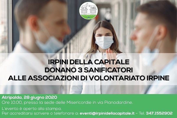 Locandina Irpini Capitale - sanificatori