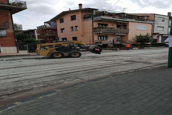 Lavori via Valle