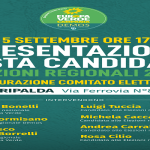Programma presentazione lista e inaugurazione comitato elett  5 settembre 2020