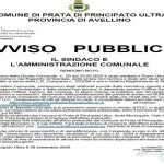 Avviso Pubblico Prata Principato Ultra 14 ottobre 2020-2