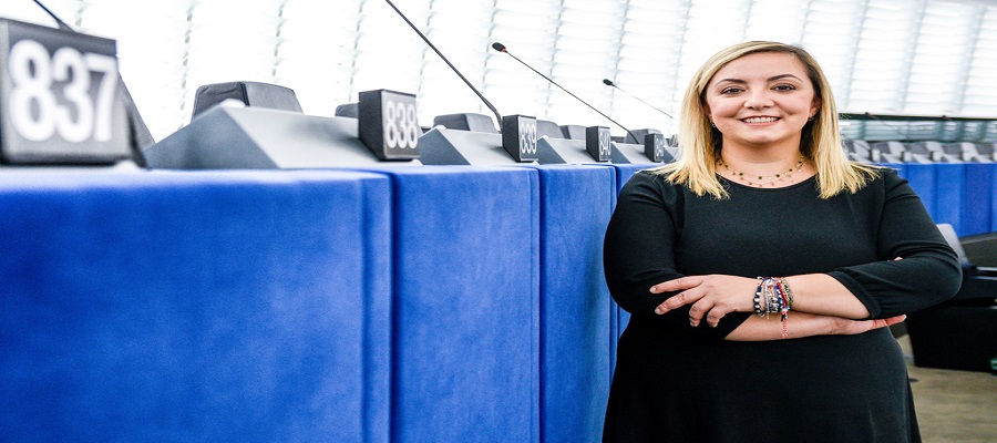 Isabella ADINOLFI in the EP in Strasbourg