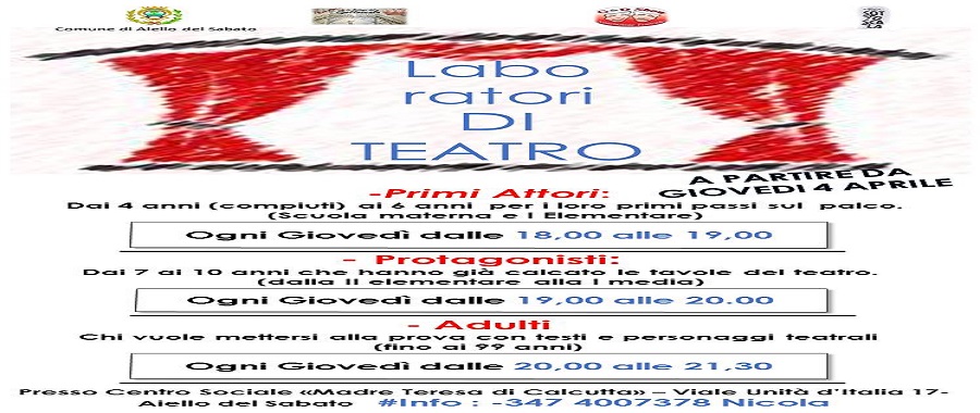 locandina lab teatro 2024