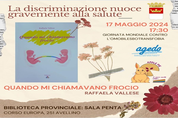 locandina evento la discriminazione nuoce gravemente alla salute