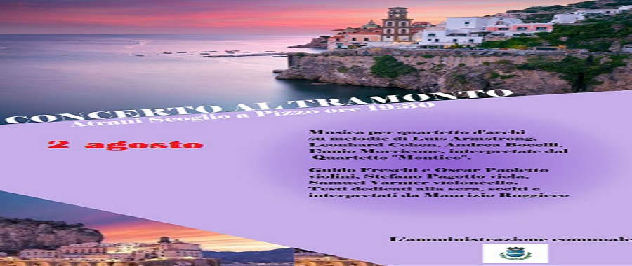 atrani tramonto in musica