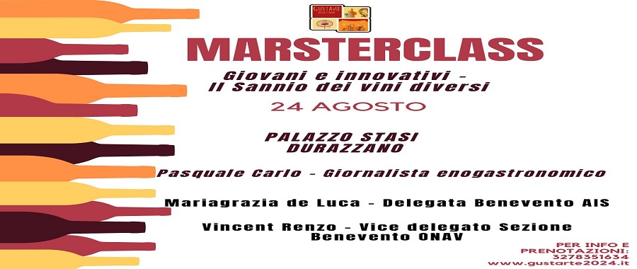 Masterclass 24 agosto gustarte 2024