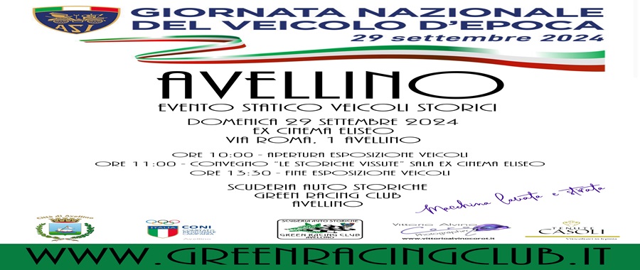 2024.09.19 - 12.30 - Giornata Nazionale del Veicolo D'Epoca Avellino
