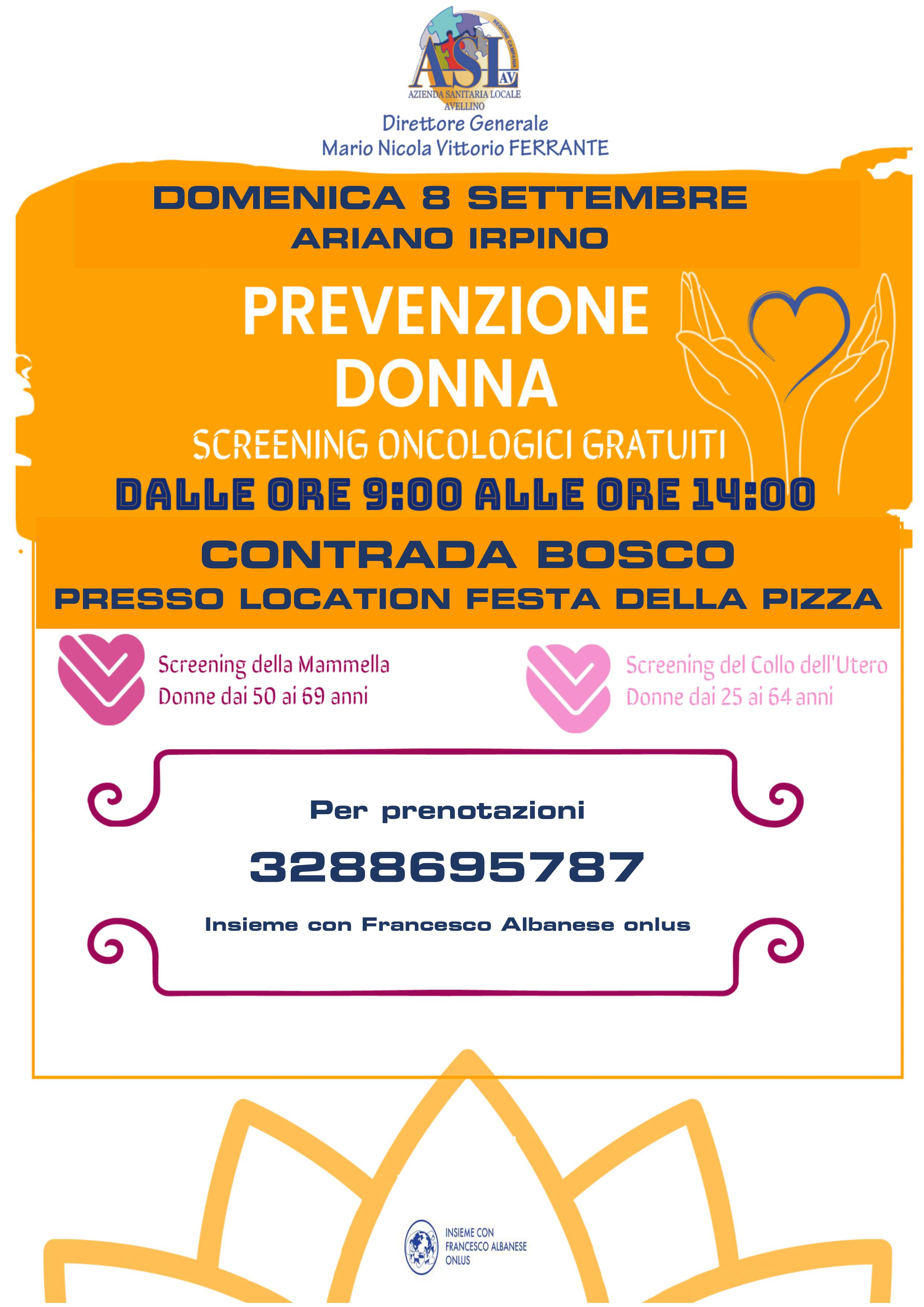 Locandina Camper Ariano Albanese onlus