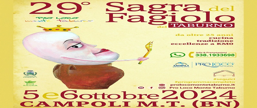 locandina sagra del fagiolo 2024