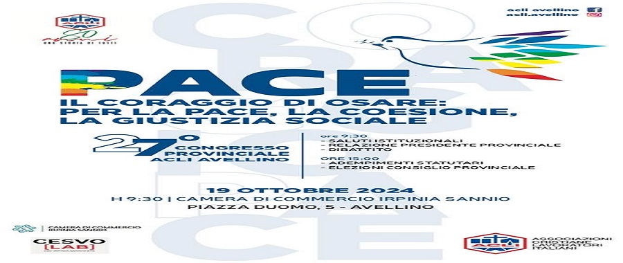 acli avellino congresso 19 ottobre 2024