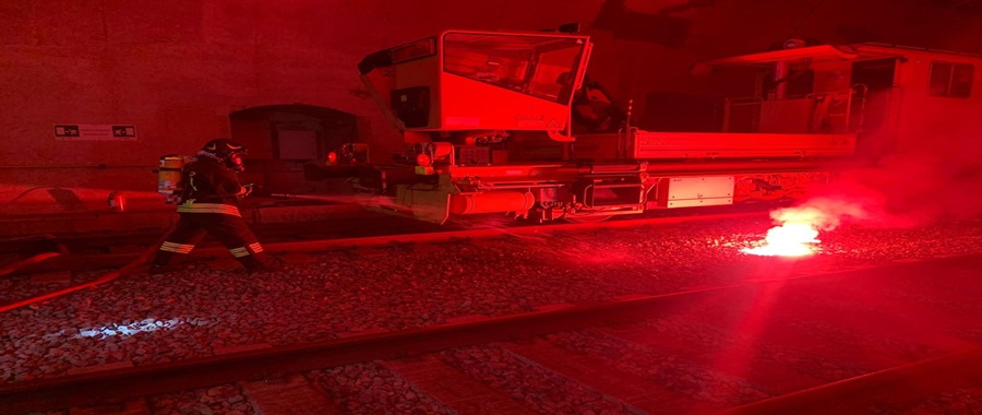 Esercitazione RFI Protezione civile Galleria Colle Pece