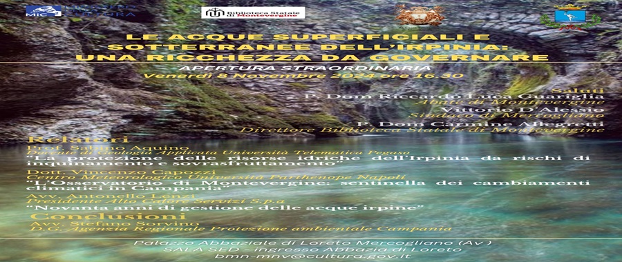 Locandina convegno ACQUE