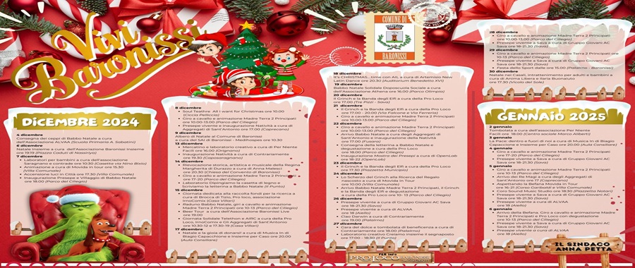 Vivi Baronissi eventi Natale