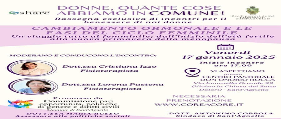 PRIMO INCONTRO rassegna Donne quante cose abbiamo in Comune