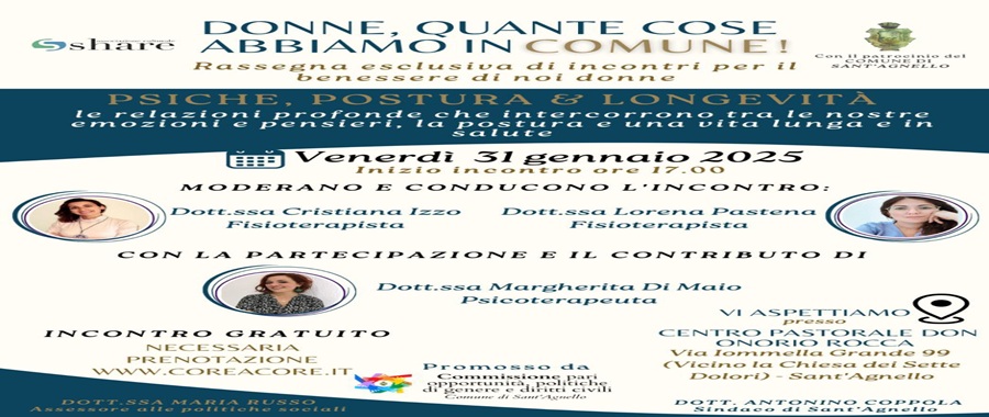 Secondo incontro - Donne quante cose abbiamo in Comune - Sant'Agnello