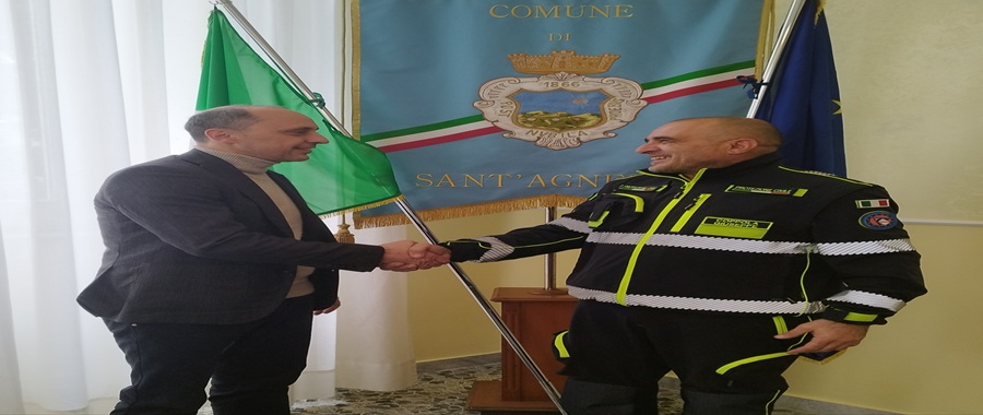 Sindaco di Sant'Agnello Antonino Coppola e coordinatore della Protezione Civile di Sant'Agnello Giuseppe Coppola (1)