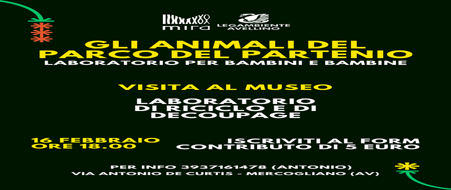 gli animali del parco del Partenio