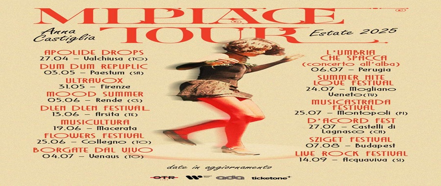 Anna Castiglia_grafica tour estivo 2025