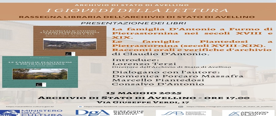 15 MAGGIO LOCANDINA PRESENTAZIONE DI D'ANTONIO
