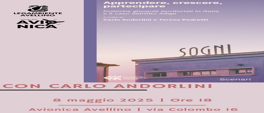 Apprendere, crescere, partecipare evento con Carlo Andorlini