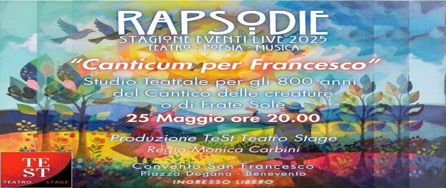 locandina fb san francesco RAPSODIE