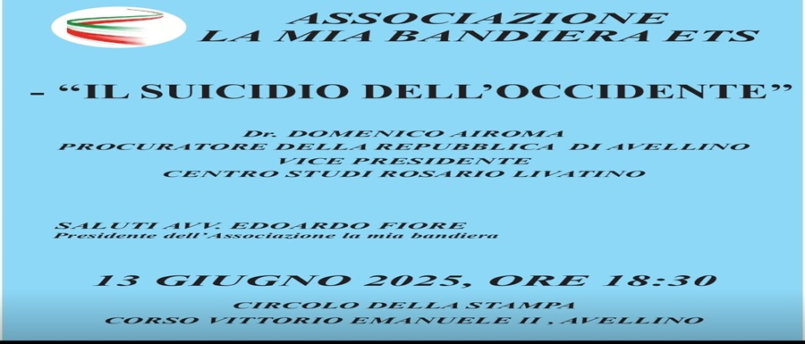 Convegno Il suicidio dell'Occidente Locandina