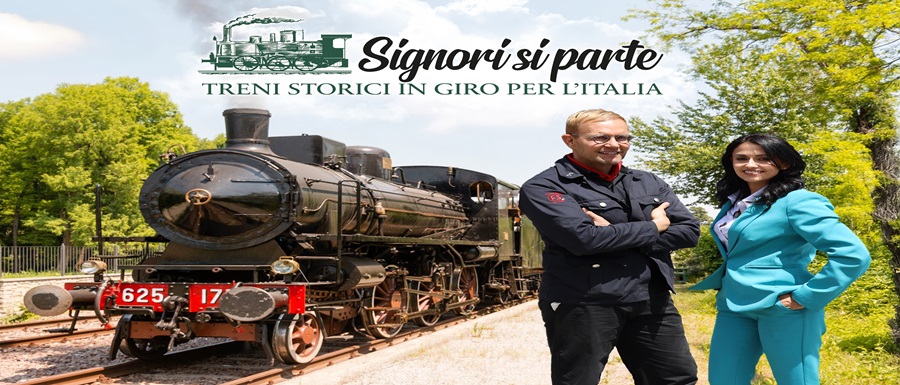 Locandina promozionale SIGNORI SI PARTE - ORIZZONTALE