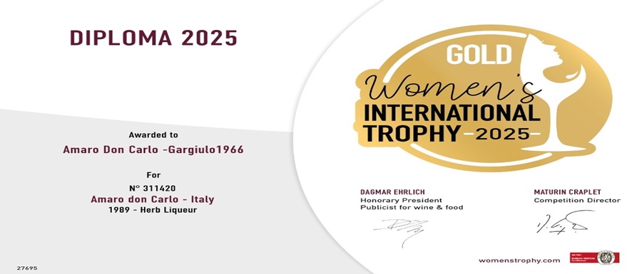 Women's International Trophy 2025, la Medaglia d'Oro ad Amaro Don Carlo