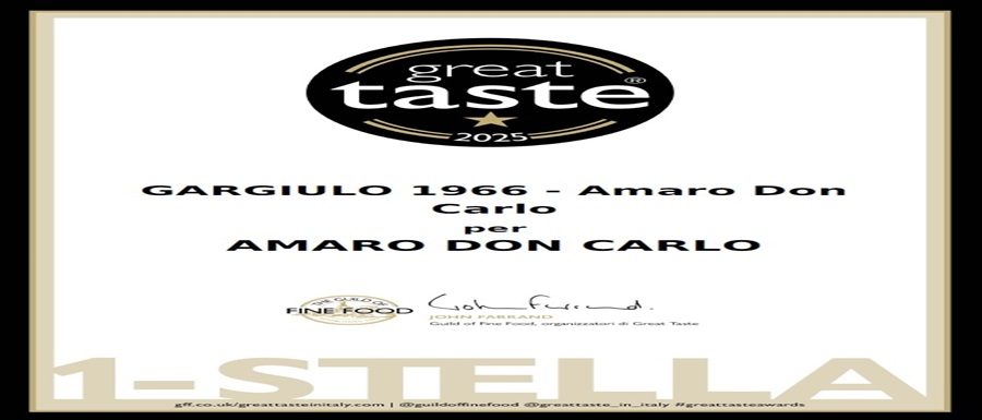 Great Taste 2025_Amaro Don Carlo