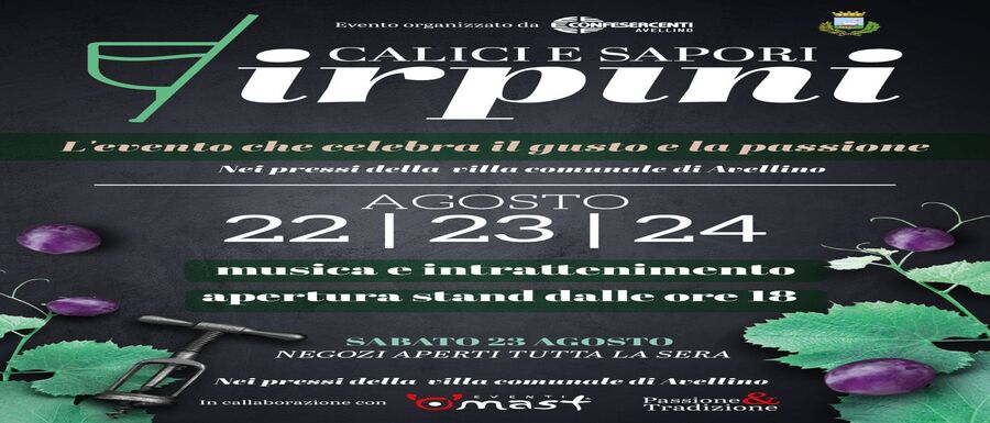 Locandina Calici e Sapori irpini-2