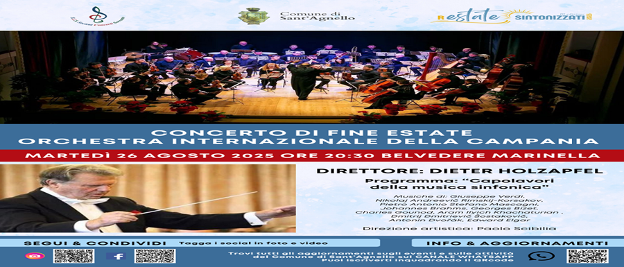 Locandina - Orchestra internazionale della Campania