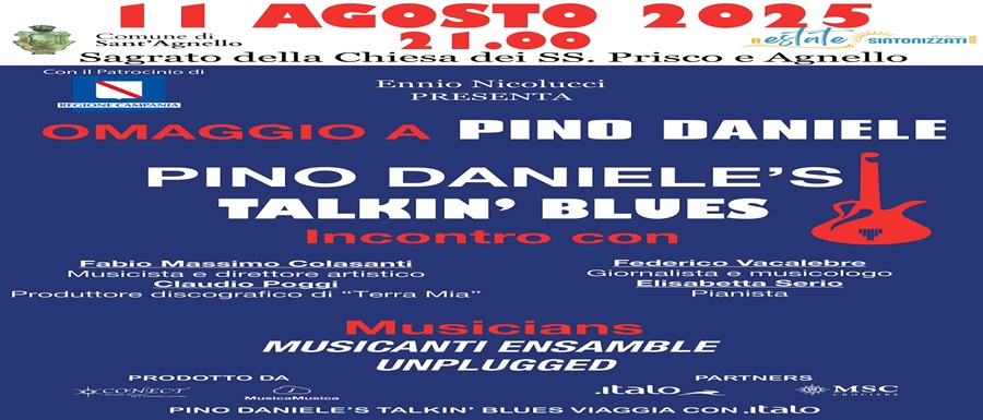 Locandina Pino Daniele's Talkin' Blues